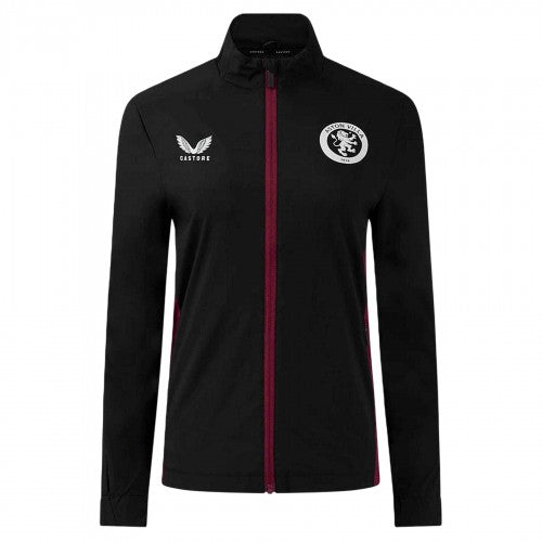 Front - Castore Womens/Ladies Aston Villa FC Track Jacket