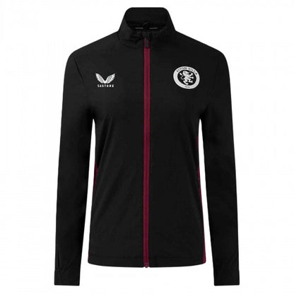 Front - Castore Womens/Ladies Aston Villa FC Track Jacket