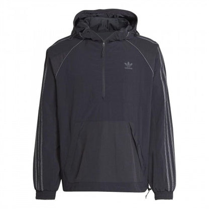 Front - Adidas Mens Originals 3 Stripes Jacket