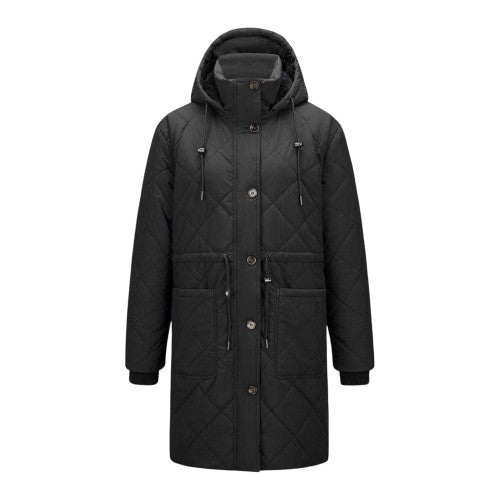 Front - Barbour Womens/Ladies Diamond Quilt Insulated Jacket