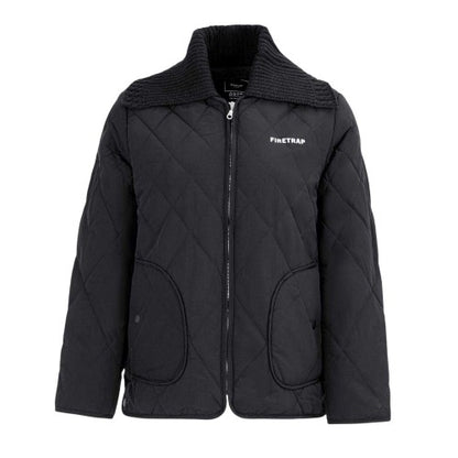 Front - Firetrap Womens/Ladies Quilted Relaxed Fit Jacket