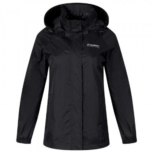 Front - Minoti Womens/Ladies Packaway Waterproof Jacket