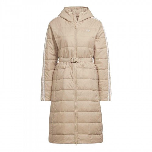 Front - Adidas Womens/Ladies Originals Heavyweight Hooded Slim Puffer Jacket