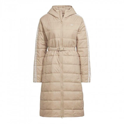 Front - Adidas Womens/Ladies Originals Heavyweight Hooded Slim Puffer Jacket