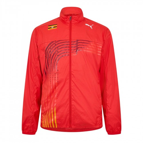 Front - Puma Mens Warm Up Track Jacket