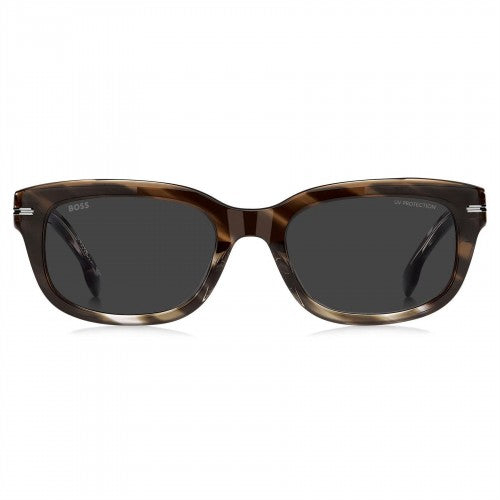 Front - Boss Mens Tortoise Shell Sunglasses