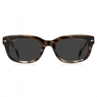 Front - Boss Mens Tortoise Shell Sunglasses