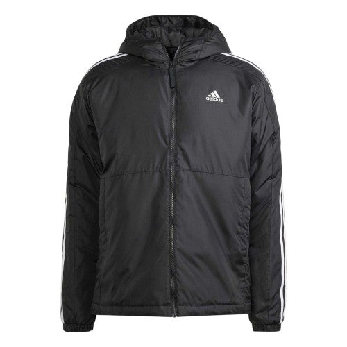 Front - Adidas Mens Essential 3 Stripes Jacket