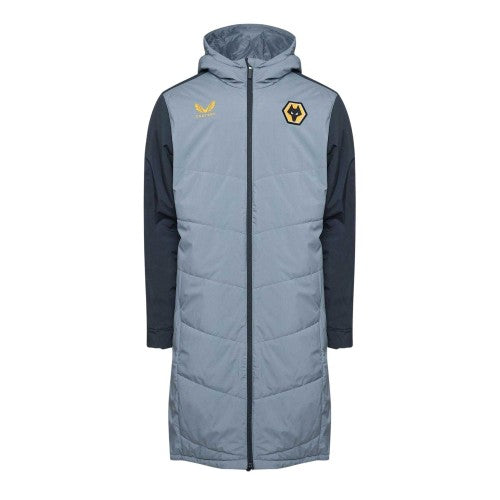 Front - Castore Mens Wolverhampton Wanderers FC Jacket