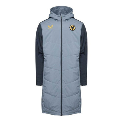 Front - Castore Mens Wolverhampton Wanderers FC Jacket