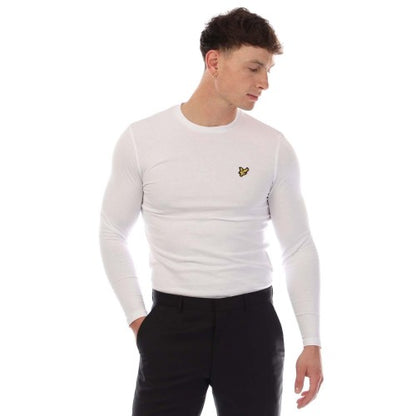 Front - Lyle & Scott Mens Plain Long-Sleeved T-Shirt