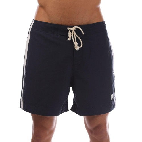 Front - Palm Angels Mens Monogram Swim Shorts