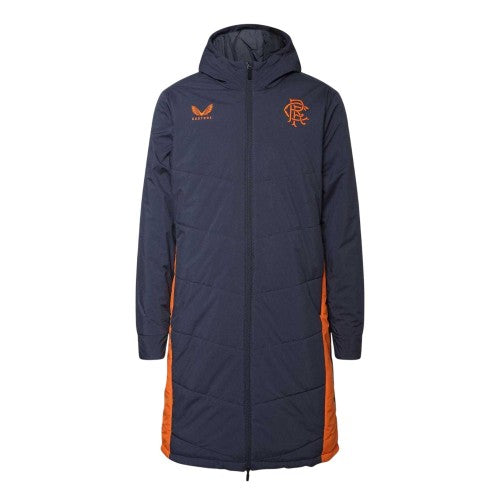 Front - Castore Mens Rangers FC Anorak