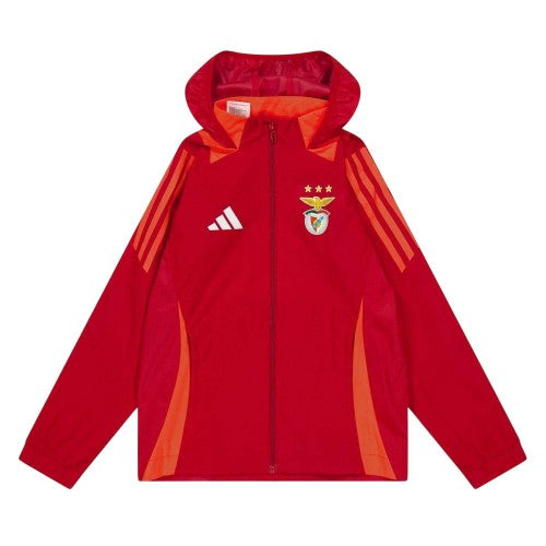 Front - SL Benfica Childrens/Kids Adidas Anorak