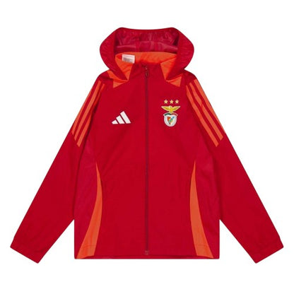 Front - SL Benfica Childrens/Kids Adidas Anorak