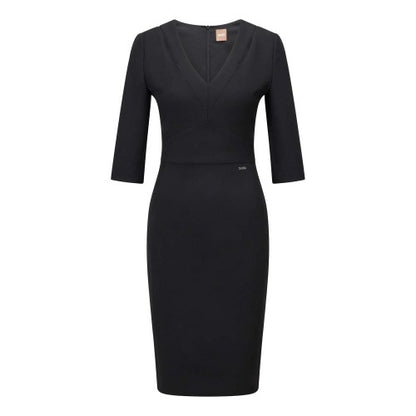 Front - Boss Womens/Ladies Dilira1 3/4 Sleeve Dress