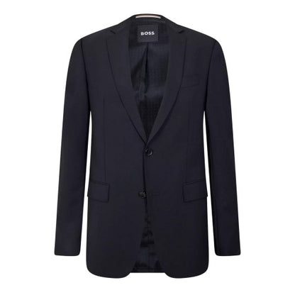 Front - Boss Mens Lapel Single-Breasted Blazer