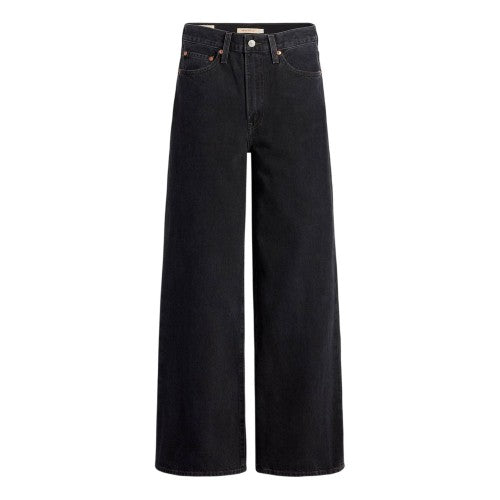 Front - Levis Womens/Ladies Cotton Blend Wide Leg Jeans