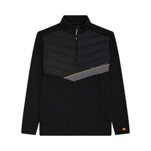 Front - Ellesse Mens Gueza Half Zip Fleece Top
