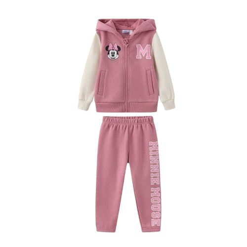 Front - Minnie Mouse Baby Girls Tracksuit