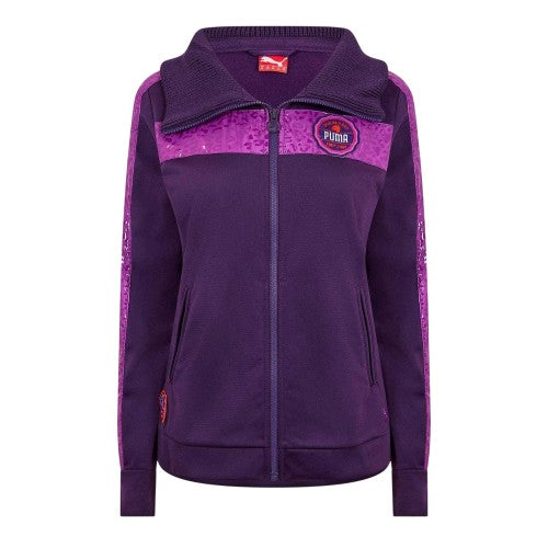 Front - Puma Womens/Ladies Animal Print Track Jacket