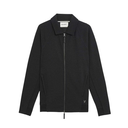 Front - Lyle & Scott Mens Interlock Full Zip Regular Jacket