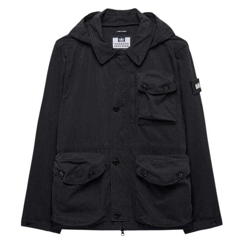 Front - Weekend Offender Mens Harporcrate Hooded Jacket