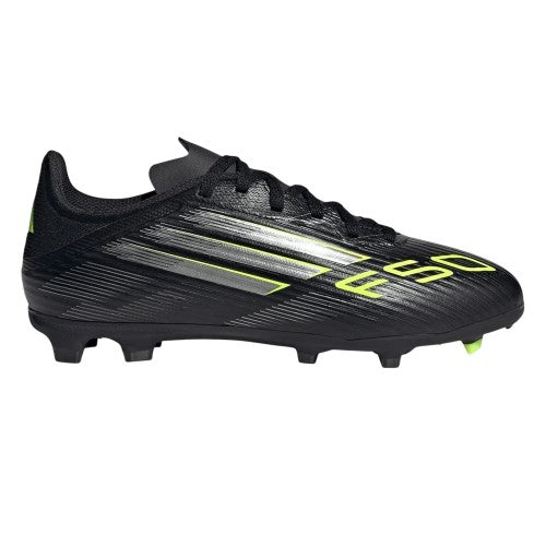 Front - Adidas Childrens/Kids F50 League Firm Ground Football Boots