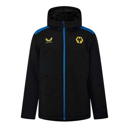 Front - Castore Mens Wolverhampton Wanderers FC Anorak