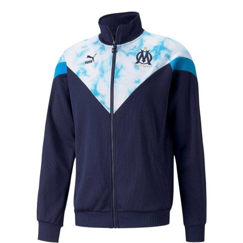 Front - Puma Mens Olympique De Marseille FC Track Jacket