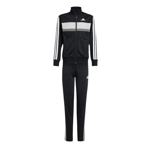 Front - Adidas Childrens/Kids Essentials Tiberio Colour Block Tracksuit