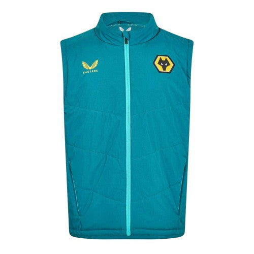 Front - Castore Mens Wolverhampton Wanderers FC Gilet