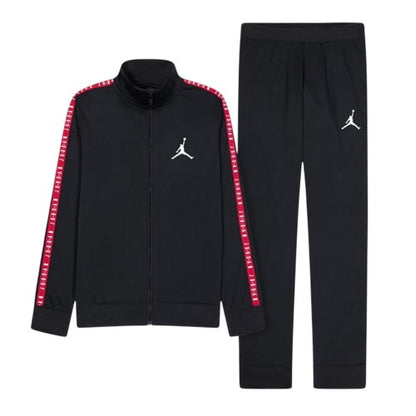 Front - Nike Childrens/Kids Air Jordan Tape Long-Sleeved Tracksuit