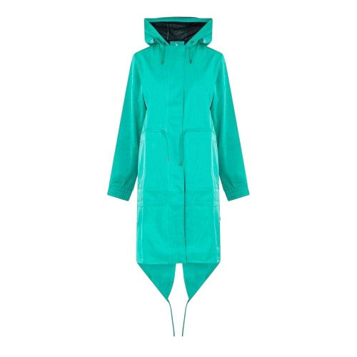Front - Rains Womens/Ladies Hooded Parka