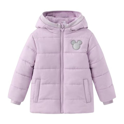 Front - Disney Childrens/Kids Mickey Mouse Puffer Jacket