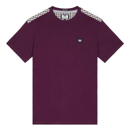 Front - Weekend Offender Mens Diaz Checked T-Shirt