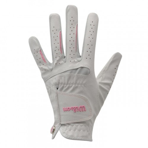 Front - Wilson Womens/Ladies Embroidered Logo Golf Glove