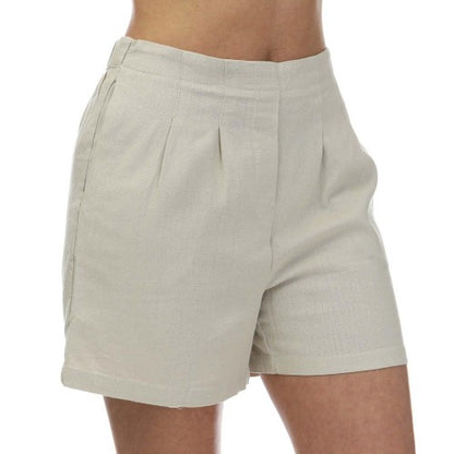 Front - Vero Moda Womens/Ladies Jesmilo Linen Blend Shorts