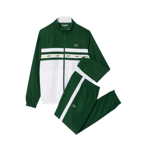 Front - Lacoste Mens Tennis Tracksuit Set