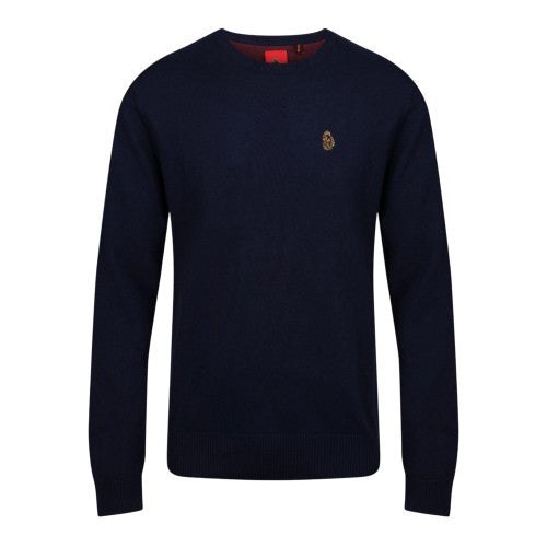 Front - Luke 1977 Mens Gerard 3 Crew Neck Sweatshirt
