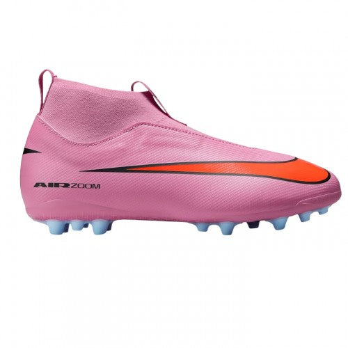 Front - Nike Childrens/Kids Academy Swoosh Artificial Ground Football Boots
