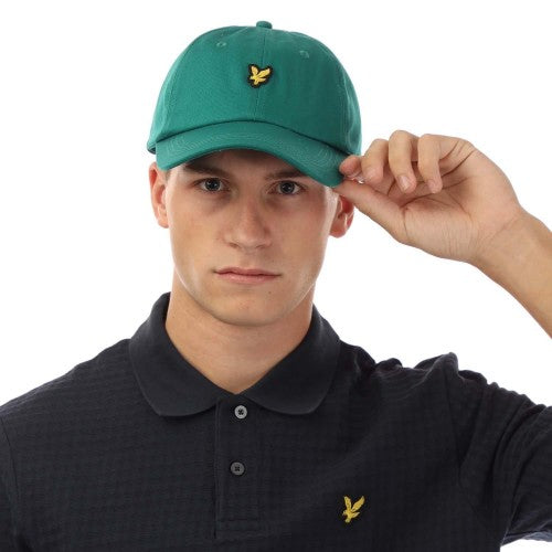 Front - Lyle & Scott Unisex Adult Embroidered Logo Baseball Cap