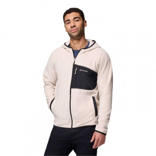 Front - Columbia Mens Fast Full Zip Regular Hooded Jacket