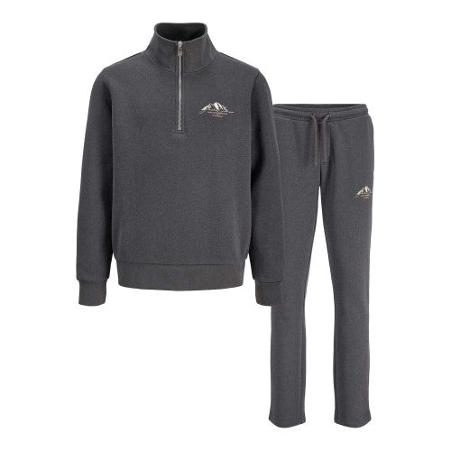 Front - Jack And Jones Childrens/Kids Mountain Funnel Neck Tracksuit Set