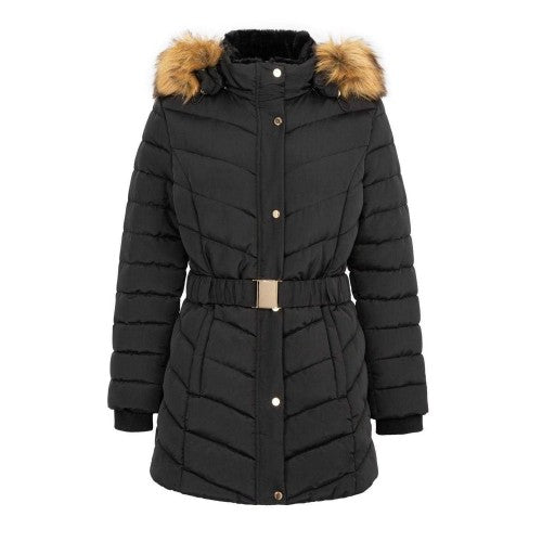 Front - Firetrap Womens/Ladies Waterproof Puffer Jacket