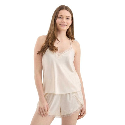 Front - Chelsea Peers Womens/Ladies Satin Cami Pyjama Set