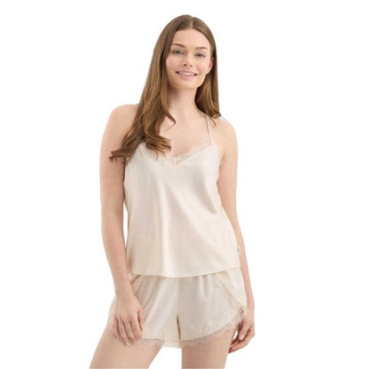 Front - Chelsea Peers Womens/Ladies Satin Cami Pyjama Set