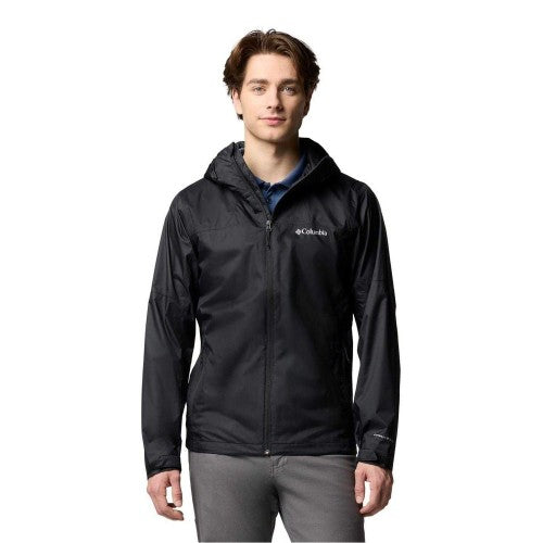 Front - Columbia Mens Zip Pocket Raincoat