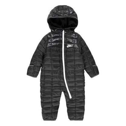 Front - Nike Baby Checkerboard Hooded Snowsuit