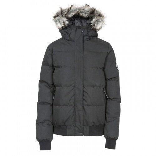 Front - DLX Womens/Ladies Kendrick Hooded Down Jacket